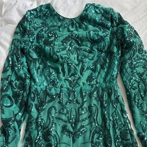 Mermaid shaped prom dress